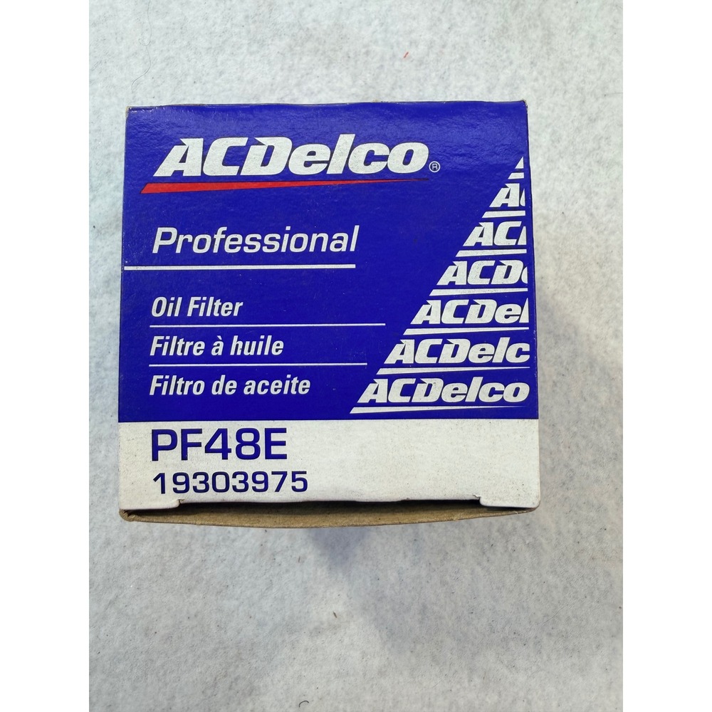 ACDelco Professional Oil Filter PF48E 19303975 Blue Spin-On Engine Protectio USA